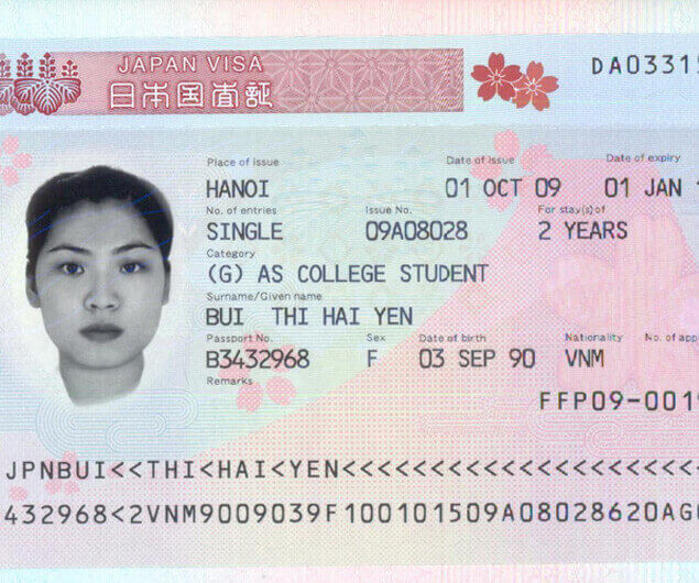 Cac luu y khi lam visa Nhat